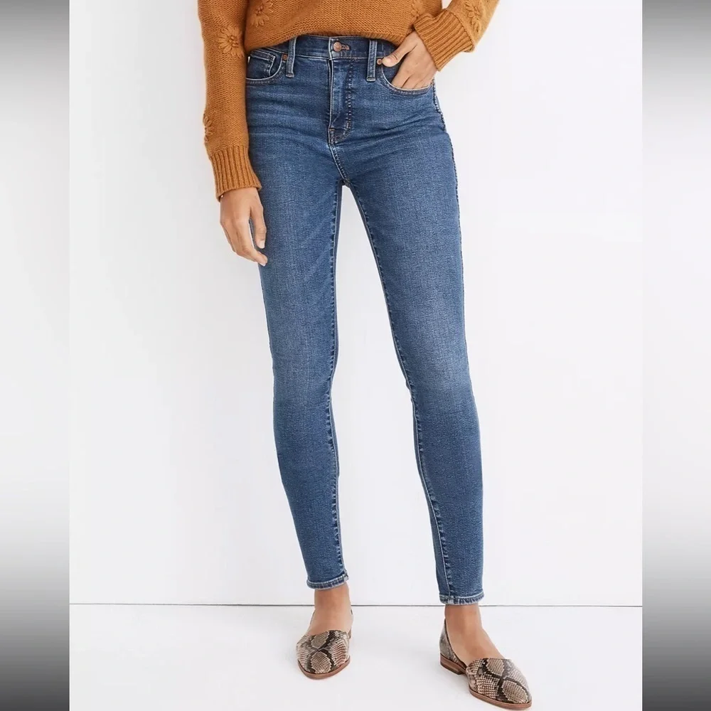 Madewell 10” High Rise Stretchy Skinny Jeans: Tencel Denim Edition 25
